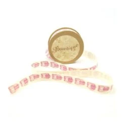 Bowtique Natural Cotton Owls Ribbon 15mm X 5m Reel