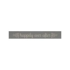Bowtique Natural Happily Ever After Grey Ribbon 15mm X 5m Reel