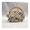 Bowtique Ribbon 15mm X 5m Natural Cotton Zebra Print -OHSEWCRAFTY bowtique ribbon 15mm x 5m natural cotton zebra print