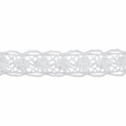 Bowtique Vintage Detailed Lace Trim Ribbon 10mm X 5m Reel