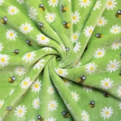 Bubs Cuddle Fleece Fabric Super Soft Bumblebee Daisies Flower Floral 144cm Wide 8 Bubs Cuddle Fleece Fabric Super Soft Bumblebee Daisies Flower Floral 144cm Wide -OHSEWCRAFTY bubs cuddle fleece fabric super soft bumblebee daisies flower floral 144cm wide 2