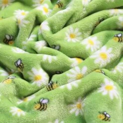 Bubs Cuddle Fleece Fabric Super Soft Bumblebee Daisies Flower Floral 144cm Wide 9 Bubs Cuddle Fleece Fabric Super Soft Bumblebee Daisies Flower Floral 144cm Wide -OHSEWCRAFTY bubs cuddle fleece fabric super soft bumblebee daisies flower floral 144cm wide 3