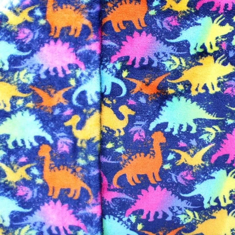 Bubs Cuddle Fleece Fabric Super Soft Dinos Vibrant Colours Dinosaurs 144cm Wide 5 Bubs Cuddle Fleece Fabric Super Soft Dinos Vibrant Colours Dinosaurs 144cm Wide - Image 3