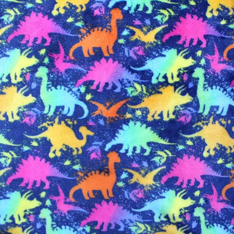 Bubs Cuddle Fleece Fabric Super Soft Dinos Vibrant Colours Dinosaurs 144cm Wide 3 Bubs Cuddle Fleece Fabric Super Soft Dinos Vibrant Colours Dinosaurs 144cm Wide
