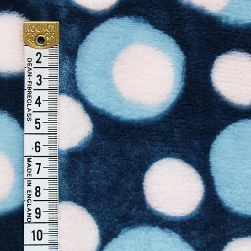 Bubs Cuddle Fleece Fabric Super Soft Dots Polka Dots Circles Shapes 144cm Wide 4 Bubs Cuddle Fleece Fabric Super Soft Dots Polka Dots Circles Shapes 144cm Wide - Image 2