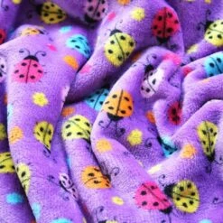 Bubs Cuddle Fleece Fabric Super Soft Ladybirds Insects Flower Floral 144cm Wide -OHSEWCRAFTY bubs cuddle fleece fabric super soft ladybirds insects flower floral 144cm wide 3