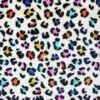 Bubs Cuddle Fleece Fabric Super Soft Leopard Animal Print Colourful 144cm Wide -OHSEWCRAFTY bubs cuddle fleece fabric super soft leopard animal print colourful 144cm wide