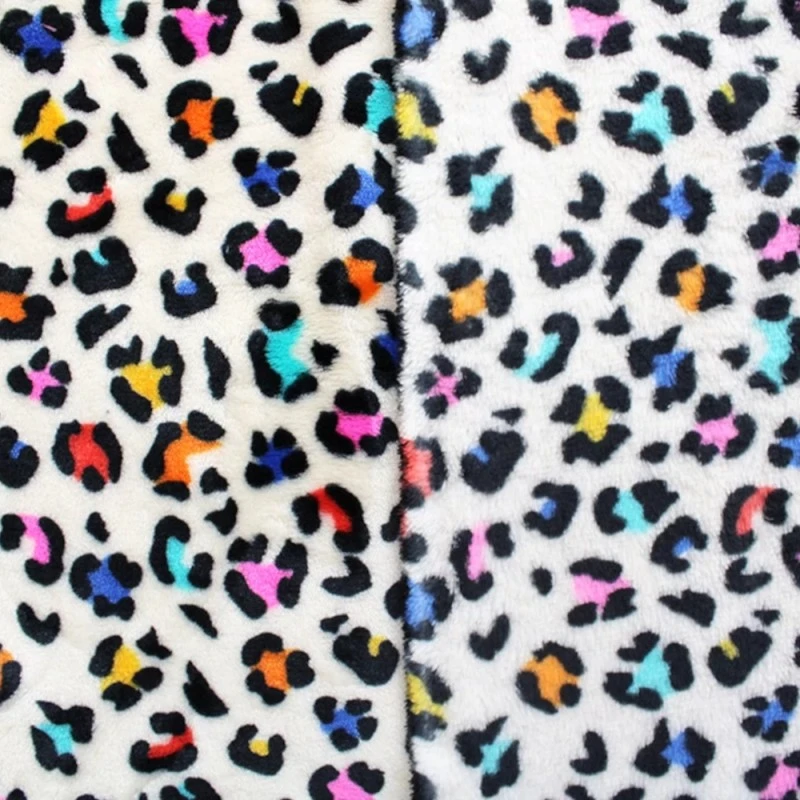 Bubs Cuddle Fleece Fabric Super Soft Leopard Animal Print Colourful 144cm Wide 5 Bubs Cuddle Fleece Fabric Super Soft Leopard Animal Print Colourful 144cm Wide - Image 3