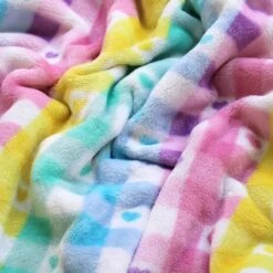 Bubs Cuddle Fleece Fabric Super Soft Love Check Hearts Valentines Day 144cm Wide -OHSEWCRAFTY bubs cuddle fleece fabric super soft love check hearts valentines day 144cm wide 4