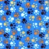 Bubs Cuddle Fleece Fabric Super Soft Paws Animal Print Dogs Colourful 144cm Wide -OHSEWCRAFTY bubs cuddle fleece fabric super soft paws animal print dogs colourful 144cm wide
