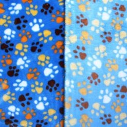 Bubs Cuddle Fleece Fabric Super Soft Paws Animal Print Dogs Colourful 144cm Wide -OHSEWCRAFTY bubs cuddle fleece fabric super soft paws animal print dogs colourful 144cm wide 2