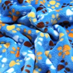 Bubs Cuddle Fleece Fabric Super Soft Paws Animal Print Dogs Colourful 144cm Wide -OHSEWCRAFTY bubs cuddle fleece fabric super soft paws animal print dogs colourful 144cm wide 4