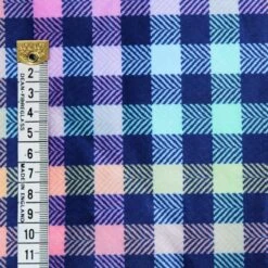 Bubs Digital Printed Sherpa Fleece Fabric Check Gingham Colourful 143cm Wide 10 Bubs Digital Printed Sherpa Fleece Fabric Check Gingham Colourful 143cm Wide -OHSEWCRAFTY bubs digital printed sherpa fleece fabric check gingham colourful 143cm wide 3