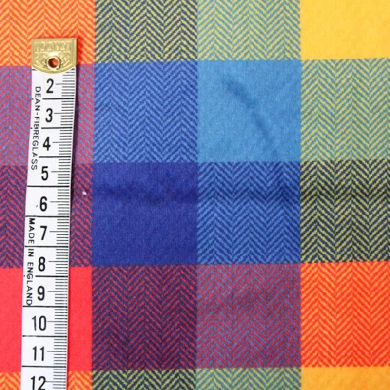 Bubs Digital Printed Sherpa Fleece Fabric Check Squares Rainbow Block 143cm Wide 6 Bubs Digital Printed Sherpa Fleece Fabric Check Squares Rainbow Block 143cm Wide - Image 4