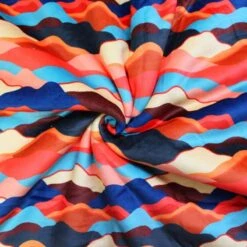 Bubs Digital Printed Sherpa Fleece Fabric Mountains Colourful Peaks 143cm Wide -OHSEWCRAFTY bubs digital printed sherpa fleece fabric mountains colourful peaks 143cm wide 3