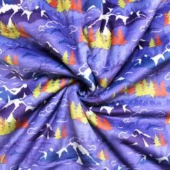 Bubs Digital Printed Sherpa Fleece Fabric Mountains Snow Clouds Trees 143cm Wide 9 Bubs Digital Printed Sherpa Fleece Fabric Mountains Snow Clouds Trees 143cm Wide -OHSEWCRAFTY bubs digital printed sherpa fleece fabric mountains snow clouds trees 143cm wide 2