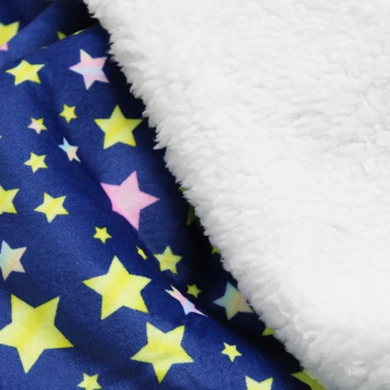 Bubs Digital Printed Sherpa Fleece Fabric Stars Astronomy Space Night 143cm Wide 5 Bubs Digital Printed Sherpa Fleece Fabric Stars Astronomy Space Night 143cm Wide - Image 3