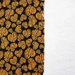 Bubs Digital Printed Sherpa Fleece Fabric Tiger Hearts Animal Print 143cm Wide -OHSEWCRAFTY bubs digital printed sherpa fleece fabric tiger hearts animal print 143cm wide 2