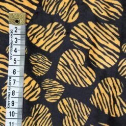 Bubs Digital Printed Sherpa Fleece Fabric Tiger Hearts Animal Print 143cm Wide