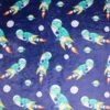 Bubs Digitally Printed Fleece Fabric Space Rocket Dino Dinosaurs 150cm Wide -OHSEWCRAFTY bubs digitally printed fleece fabric space rocket dino dinosaurs 150cm wide