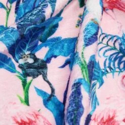 Bubs Digitally Printed Fleece Fabric Tropical Flamingo Rainforest 150cm Wide 9 Bubs Digitally Printed Fleece Fabric Tropical Flamingo Rainforest 150cm Wide -OHSEWCRAFTY bubs digitally printed fleece fabric tropical flamingo rainforest 150cm wide 3