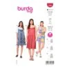 Burda Sewing Pattern 5996 Misses' Sun Dress Beach Cover Up -OHSEWCRAFTY burda sewing pattern 5996 misses sun dress beach cover up