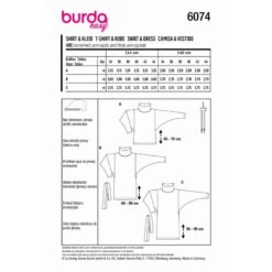 Burda Sewing Pattern 6074 Misses' Casual Dress Or Tunic With Roll Neckline -OHSEWCRAFTY burda sewing pattern 6074 misses casual dress or tunic with roll neckline 1