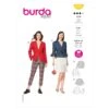 Burda Sewing Pattern 6100 Women's Blazer Jacket Formal Smart Work Wear Coat -OHSEWCRAFTY burda sewing pattern 6100 women s blazer jacket formal smart work wear coat