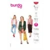 Burda Sewing Pattern 6123 Women's Collarless Jacket Classic Cut Integral Sleeves