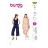 Burda Sewing Pattern 6134 Women's Jumpsuit Playsuit All In One Summer Outfit -OHSEWCRAFTY burda sewing pattern 6134 women s jumpsuit playsuit all in one summer outfit