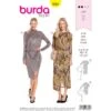 Burda Sewing Pattern 6362 Style Woman's Jersey Smart Formal Dress 1 Burda Sewing Pattern 6362 Style Woman's Jersey Smart Formal Dress -OHSEWCRAFTY burda sewing pattern 6362 style woman s jersey smart formal dress