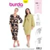 Burda Sewing Pattern 6363 Woman's Loose Fitting Traditional Style Dress -OHSEWCRAFTY burda sewing pattern 6363 woman s loose fitting traditional style dress