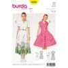 Burda Sewing Pattern 6520 Style Women's Dress, Blouse And Skirt Size 8-20