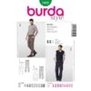 Burda Sewing Pattern 7022 Men's Smart Business Trousers Office Wear -OHSEWCRAFTY burda sewing pattern 7022 men s smart business trousers office wear