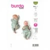 Burda Sewing Pattern 9258 Babies' Romper With Inside Leg Fastening -OHSEWCRAFTY burda sewing pattern 9258 babies romper with inside leg fastening