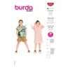 Burda Sewing Pattern 9282 Children Girls Boxy Top Or Dress With Optional Pocket -OHSEWCRAFTY burda sewing pattern 9282 children girls boxy top or dress with optional pocket
