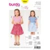 Burda Sewing Pattern 9364 Style Child's Top Shirt And Elastic Skirt -OHSEWCRAFTY burda sewing pattern 9364 style child s top shirt and elastic skirt
