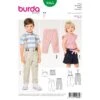 Burda Sewing Pattern 9365 Style Children's Smart Fitted Shorts And Trousers -OHSEWCRAFTY burda sewing pattern 9365 style children s smart fitted shorts and trousers
