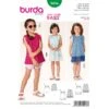 Burda Sewing Pattern 9416 Style Infant Toddlers Summer Dress And Top -OHSEWCRAFTY burda sewing pattern 9416 style infant toddlers summer dress and top