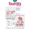 Burda Sewing Pattern 9712 Style Infant Toddlers Summer Dress And Outfit -OHSEWCRAFTY burda style infant toddlers summer dress and outfit sewing pattern 9712