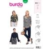 Burda Style Misses' Classic Plain Top Sewing Pattern 6367 -OHSEWCRAFTY burda style misses classic plain top sewing pattern 6367
