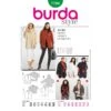 Burda Sewing Pattern 7700 Style Misses' Designer Formal Winter Coat -OHSEWCRAFTY burda style misses designer formal winter coat sewing pattern 7700