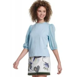 Burda Style Pattern 5809 Misses’ Easy To Sew Pull-On Semi-Fitted Tee-Shirt -OHSEWCRAFTY burda style pattern 5809 misses easy to sew pull on semi fitted tee shirt 3