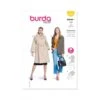 Burda Style Pattern 5824 Misses’ Loose-Fit Lined Jacket & Coat With Collars -OHSEWCRAFTY burda style pattern 5824 misses loose fit lined jacket coat with collars