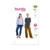 Burda Style Pattern 5843 Misses’ Pull On Boat Neckline Tops With Optional Sash -OHSEWCRAFTY burda style pattern 5843 misses pull on boat neckline tops with optional sash