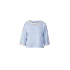 Burda Style Pattern 5843 Misses’ Pull On Boat Neckline Tops With Optional Sash -OHSEWCRAFTY burda style pattern 5843 misses pull on boat neckline tops with optional sash 6