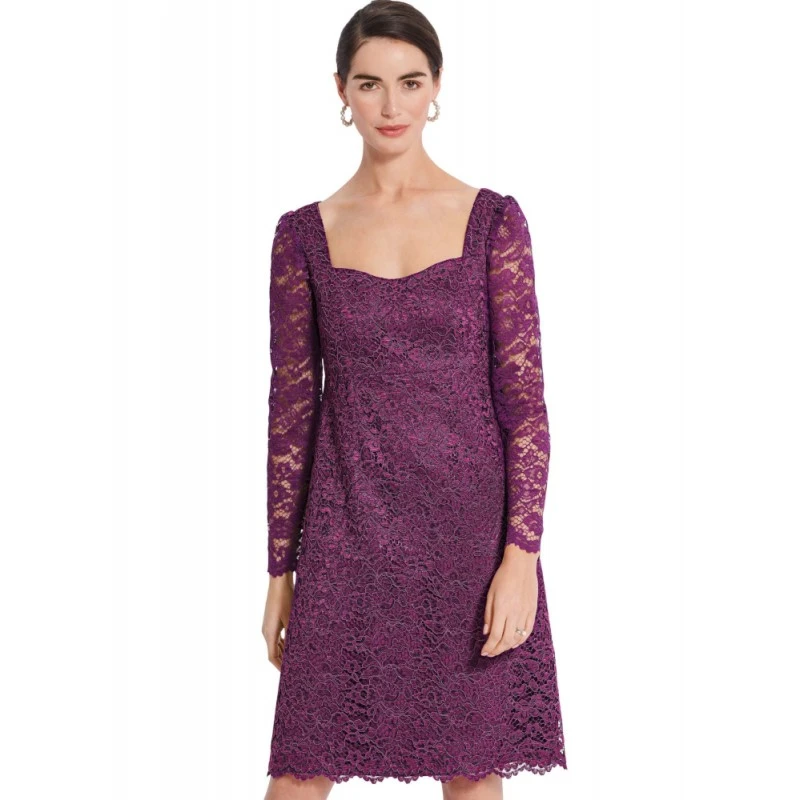 Burda Style Sewing Pattern 5835 Misses’ Cocktail Dress With Flattering Neckline 4 Burda Style Sewing Pattern 5835 Misses’ Cocktail Dress With Flattering Neckline - Image 2