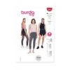 Burda Style Sewing Pattern 5850 Misses’ Leggings In Three Lengths Very Easy -OHSEWCRAFTY burda style sewing pattern 5850 misses leggings in three lengths very easy