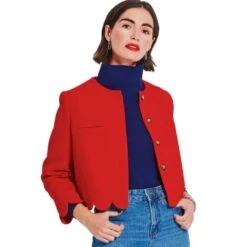 Burda Style Sewing Pattern 5870 Misses’ Collarless Jacket With Length Variations -OHSEWCRAFTY burda style sewing pattern 5870 misses collarless jacket with length variations 1