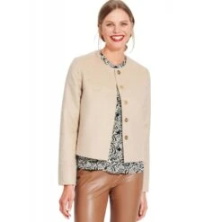 Burda Style Sewing Pattern 5870 Misses’ Collarless Jacket With Length Variations -OHSEWCRAFTY burda style sewing pattern 5870 misses collarless jacket with length variations 2